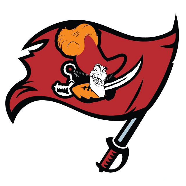 Tampa Bay Captain Hooks logo iron on transfers